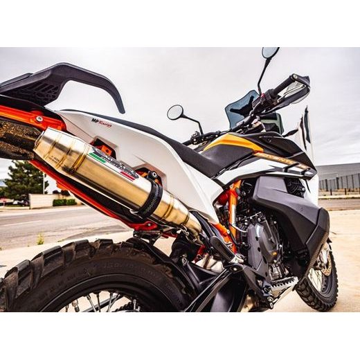 Slip-on exhaust GPR DEEPTONE INOX KT.105.3.RACE.DE Brushed Stainless steel