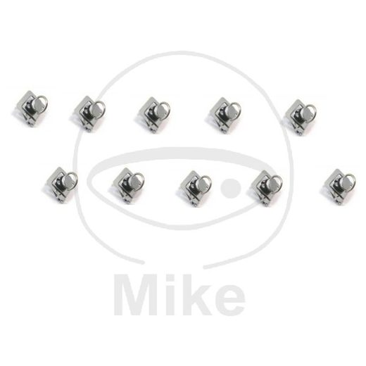 Fairing fastener dzus JMP 17mm srebrna