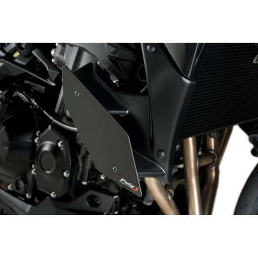 Side spoilers PUIG DOWNFORCE 20284N črna