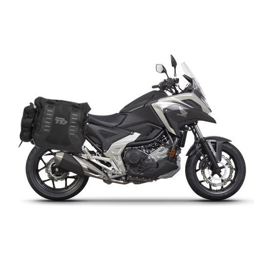 Complete set of SHAD TERRA TR40 adventure saddlebags, including mounting kit SHAD HONDA NX 750 X 2021-