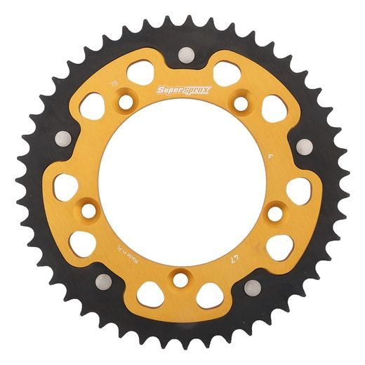 Zadnji verižnik (zobnik) SUPERSPROX STEALTH RST-4:47-GLD zlata 47T, 420