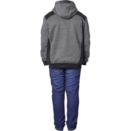 Kevlar hoodie GMS GRIZZLY JUNIOR ZG51800 black-grey 128