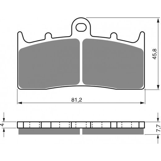 Zavorne obloge GOLDFREN 194 S33 STREET FRONT