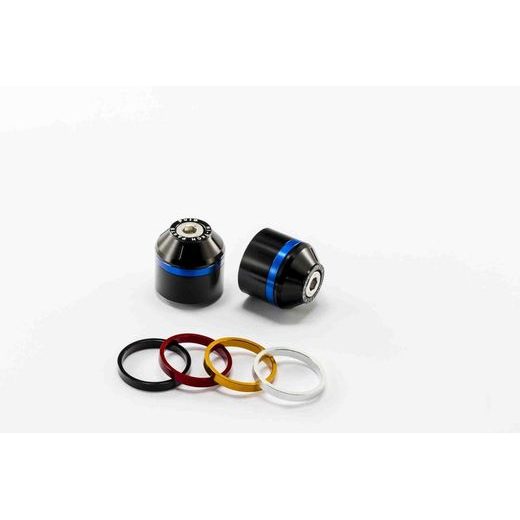 Bar ends PUIG SHORT WITH RING 8018N colour rings included