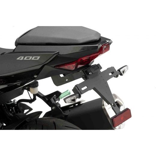 Adjustable license support PUIG 9629N črna