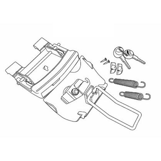 Locking mechanism SHAD D1B46MAR for SH46