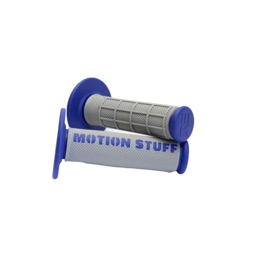 Motokros ročaj super mehak (grip). Motocross supersoft grip MOTION STUFF Sivo/Modra