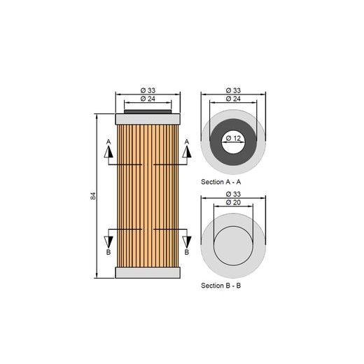 Oljni filter TwinAir 140119 for oil cooler