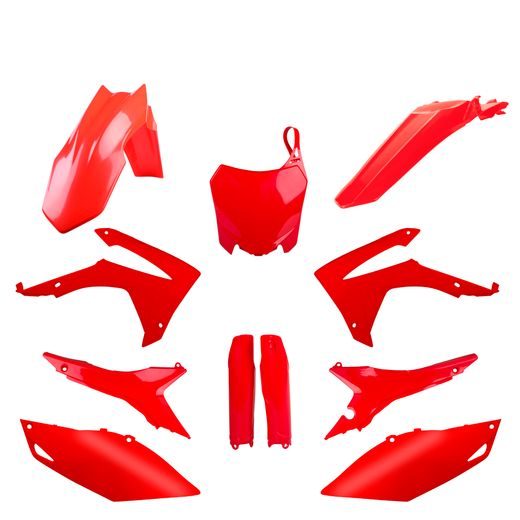 Set plastik POLISPORT 91532 red cr04