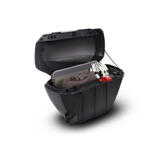 Stranski kovčki z barvno ploščo ( Side cases ) SHAD SH23 nova titanium barva