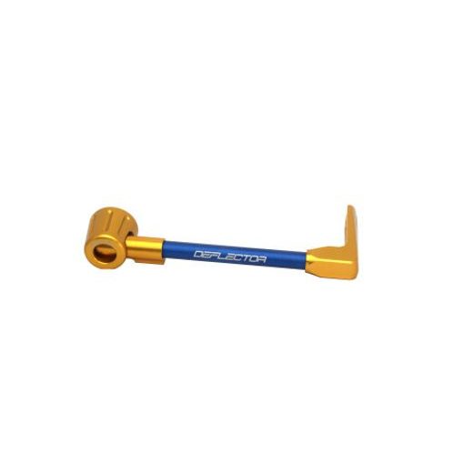 Lever guard ACCOSSATO DE001 with blue hose and joint right, aluminium