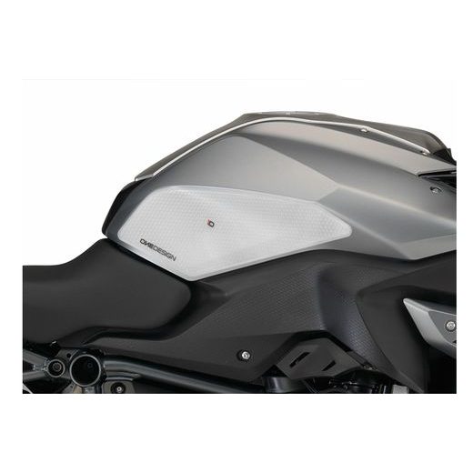 Tank side protectors PUIG ANTI-SLIP 20064W clear