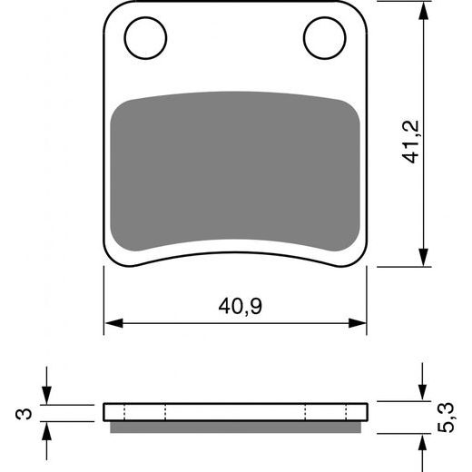 Zavorne obloge GOLDFREN 303 S33 STREET REAR