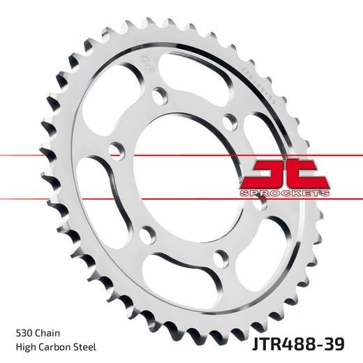 Zadnji verižnik (zobnik) JT JTR 488-39 39T, 530