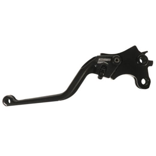 Clutch Lever ACCOSSATO ESC075 fixed CNC machined aluminium, black