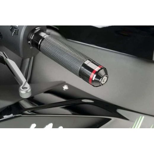 Bar ends PUIG SHORT WITH RING 8842N colour rings included