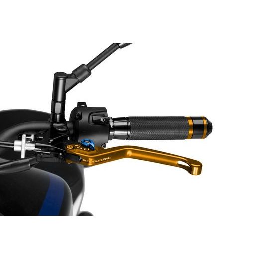 Clutch lever without adapter PUIG 3.0 220OA dolga (long) gold/blue