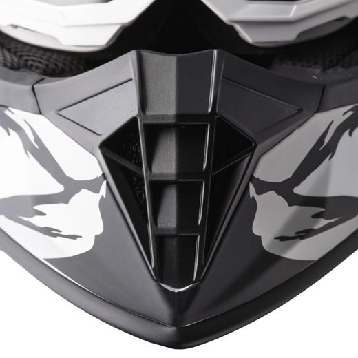Cross helmet GMS FORTIS ZG14022 matt black-white L