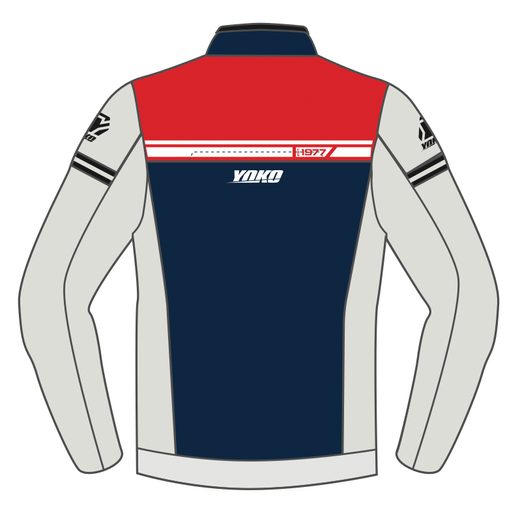 Jakna YOKO GARTSA grey / navy / red XXL