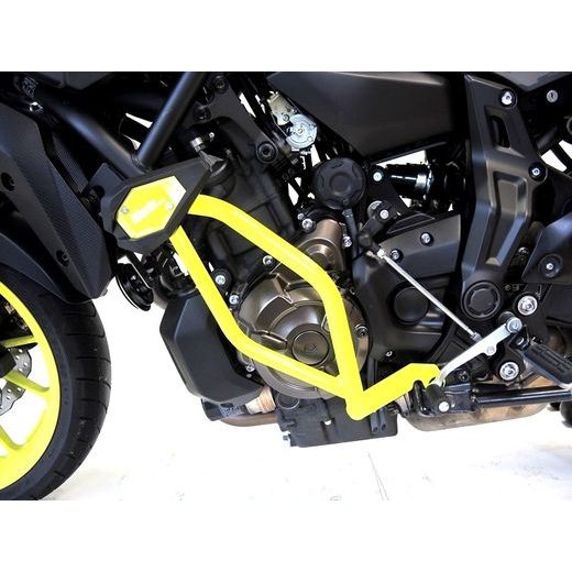 Engine guards RDMOTO CF79Y yellow with slider SL01