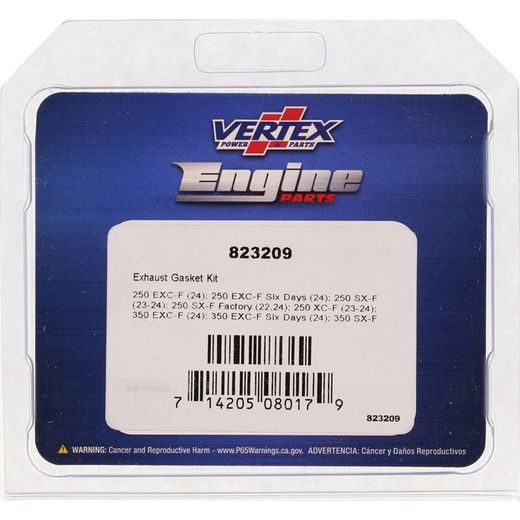 Exhaust gasket kit WINDEROSA 823209