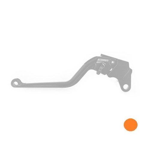 Clutch Lever ACCOSSATO ESR15L CNC machined oranžna