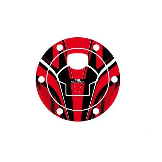 Fuel cap cover PUIG RADIKAL 6298R rdeč