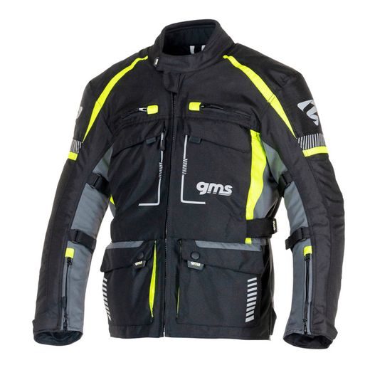 3in1 Tour jacket GMS EVEREST ZG55010 black-anthracite-yellow 6XL
