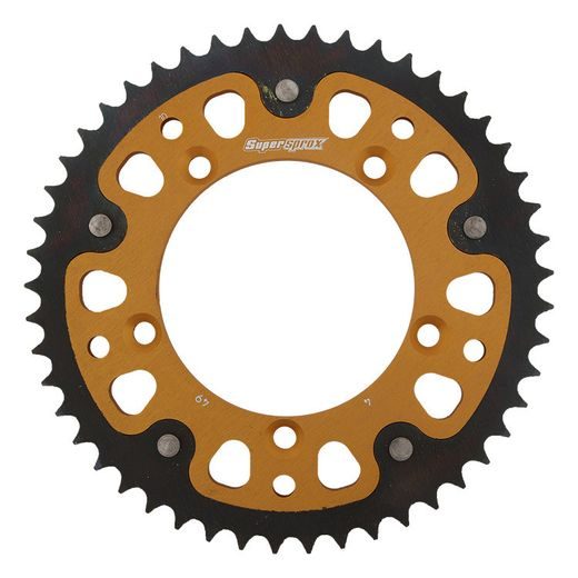 Zadnji verižnik (zobnik) SUPERSPROX STEALTH RST-4:49-GLD zlata 49T, 420