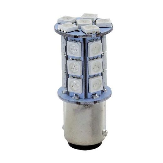 LED lamp RMS BAY15D 246511025 410 lumen bela