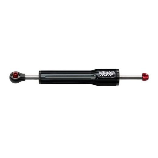 Steering damper kit BITUBO under instruments mounting with black shock absorber