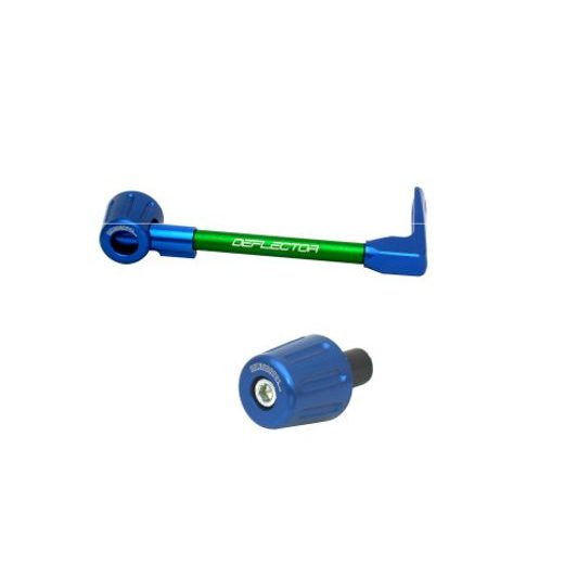 Lever guard in aluminium + left end ACCOSSATO DE004 with green hose and joint right