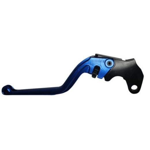 Clutch Lever ACCOSSATO fixed CNC-worked aluminium, blue