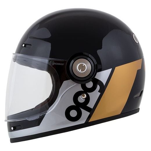 Integralna čelada CASSIDA Fibre OPG black/ gold/ silver 2XL