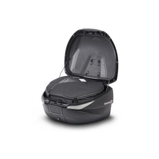 Kovček ( Top case ) z barno zgornjo ploščo SHAD SH58X Bela with PREMIUM lock