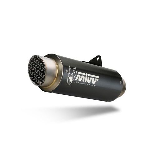 Full exhaust system 3x1 MIVV GPpro Y.082.LXBP Črn
