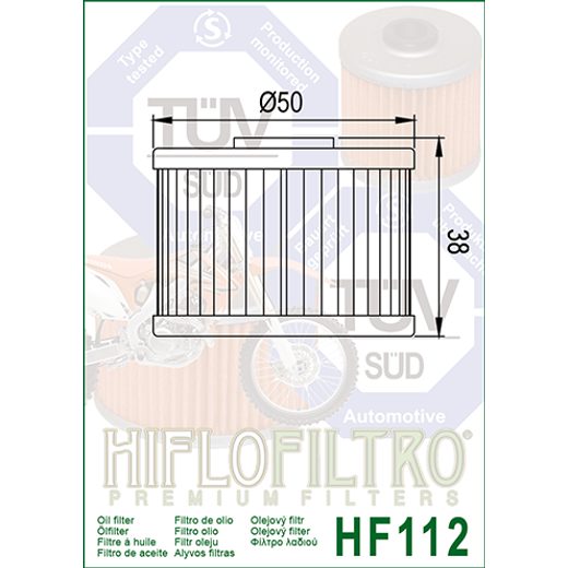 Oljni filter HIFLOFILTRO HF112