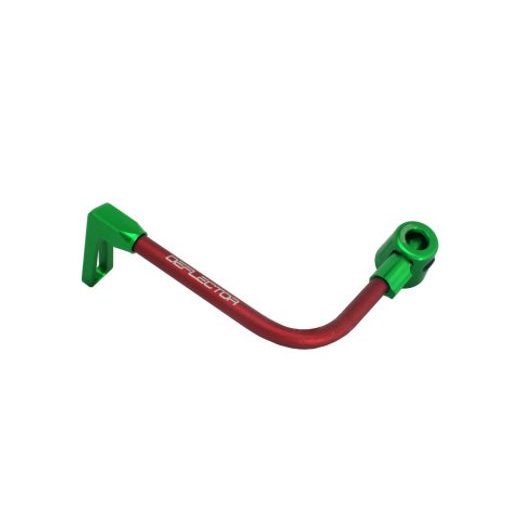 Lever guard ACCOSSATO DE002 with red hose and joint left, aluminium