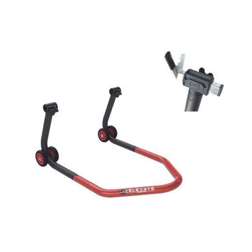Universal rear stand LV8 E620LV.KR with V fork cursors black/red