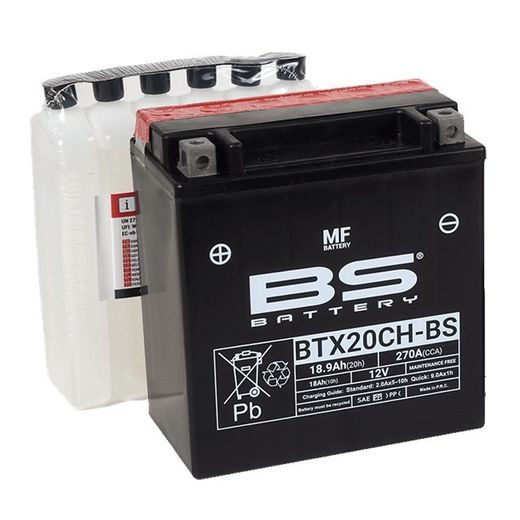Akumulator brez vzdrževanja BS-BATTERY BTX20CH-BS (YTX20CH-BS)