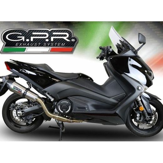 Celoten izpušni sistem GPR NEW GRAND PRIX EVO TITANIUM YA.CAT.9.GPAN.TO Brushed Titanium