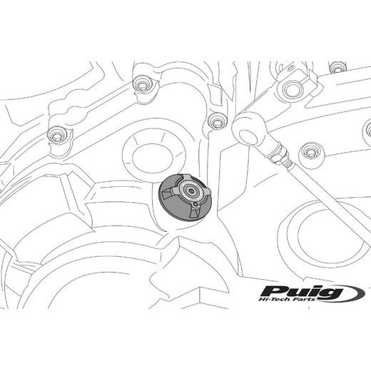 Plug oil cap PUIG 1292A moder M20x2,5