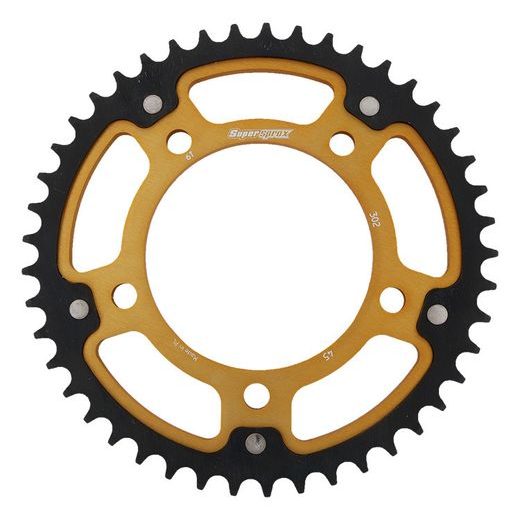Zadnji verižnik (zobnik) SUPERSPROX STEALTH RST-302:45-GLD zlata 45T, 530