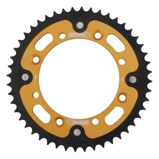 Rear sprocket SUPERSPROX STEALTH RST-455:48-GLD zlata 48T, 420