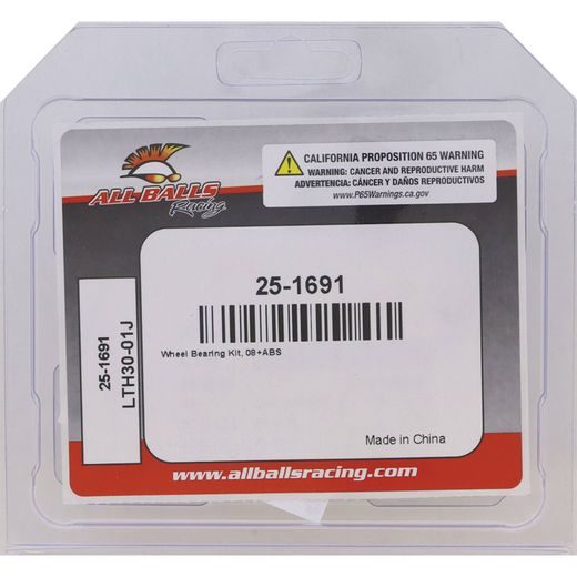 Wheel Bearing Kit All Balls Racing 25-1691-21