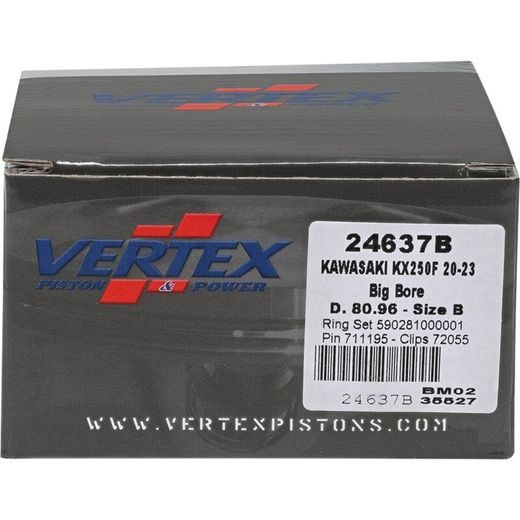 Complete piston VERTEX 24637B Cylinder 81, piston 80,96 mm (Big Bore)