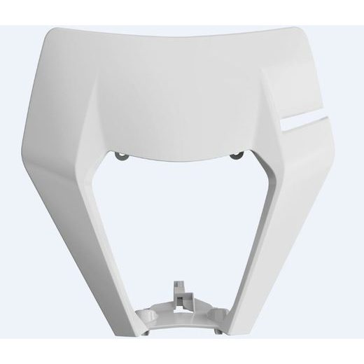 Headlight Mask POLISPORT 8666800001 white ktm