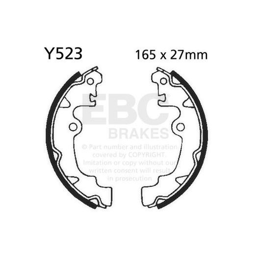 Brake shoe set EBC Y523