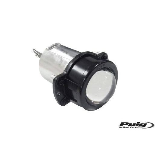 Light + bulb PUIG 3448N črna high beam