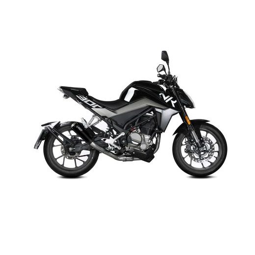 Celoten izpušni sistem 1x1 MIVV X-M1 CF.007.LC4B Črn